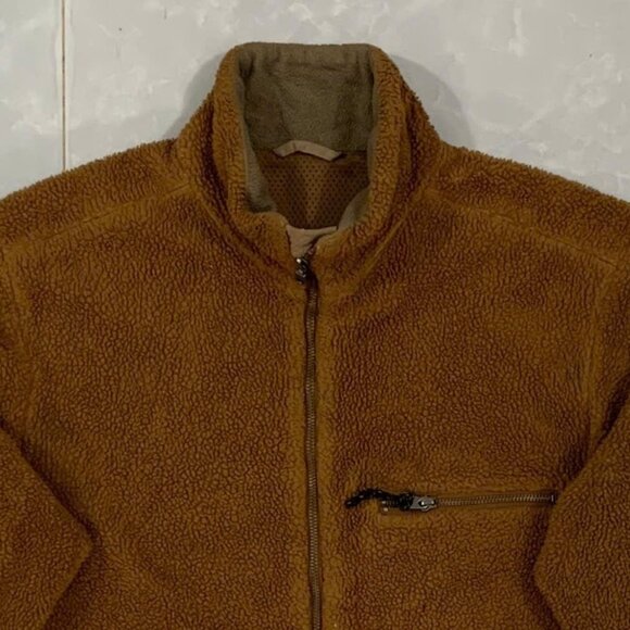 Vintage Brown Full-Zip Fleece Jacket - Picture 4 of 4